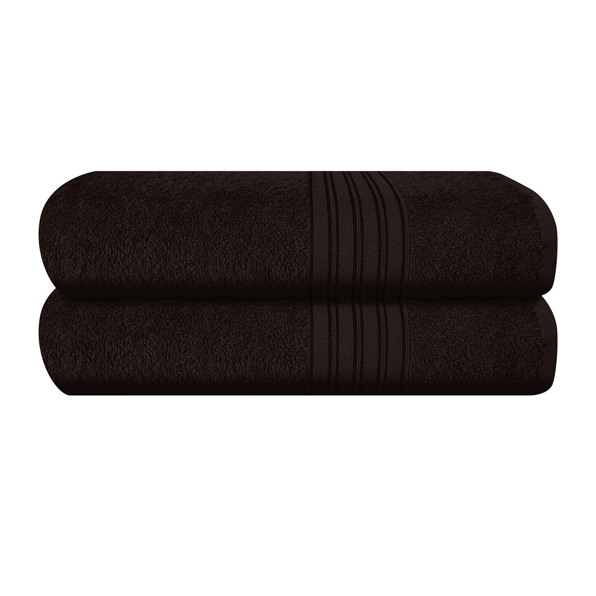 BOUTIQUO 100% Cotton 2 Pack Bath Towel Set 28x55, Eco-Friendly Large Bath Towels, Compact Quickdry Lightweight Soft & Highly Absorbent Bath Towel, Ideal for Everyday Gym Travel Camp Pool - Burgundy