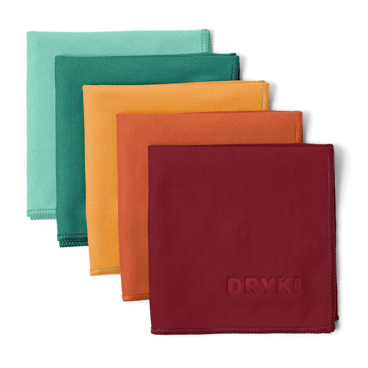 DRYKI Pocket-Sized Sweat Towels - Original Sweat Absorbing Handkerchiefs