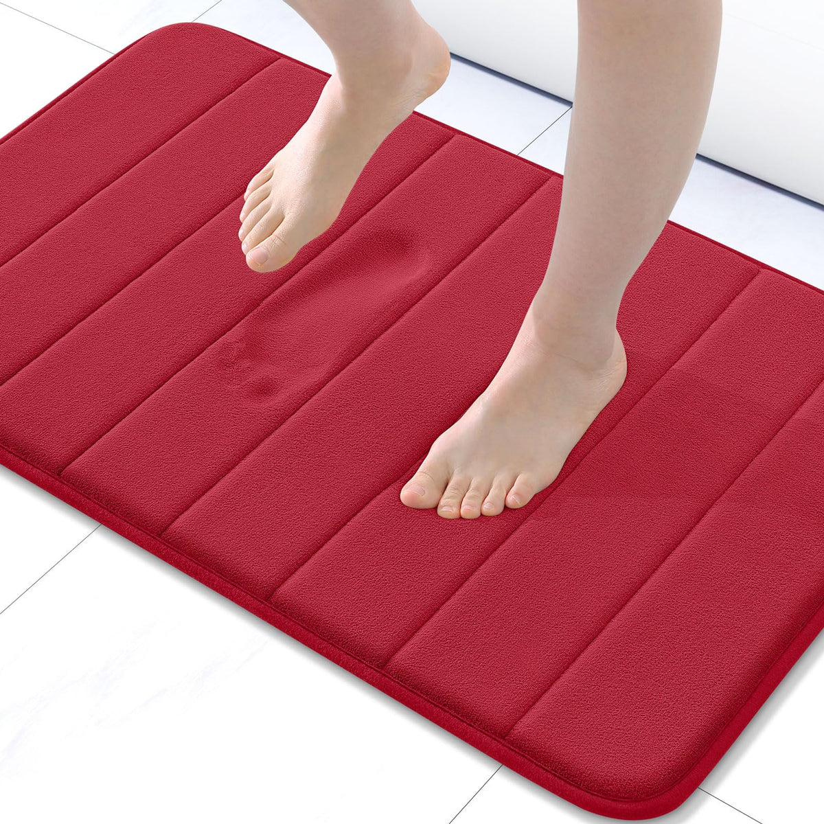 Buganda Memory Foam Bath Mat 30 x 20, Ultra Soft Absorbent Bathroom Rugs