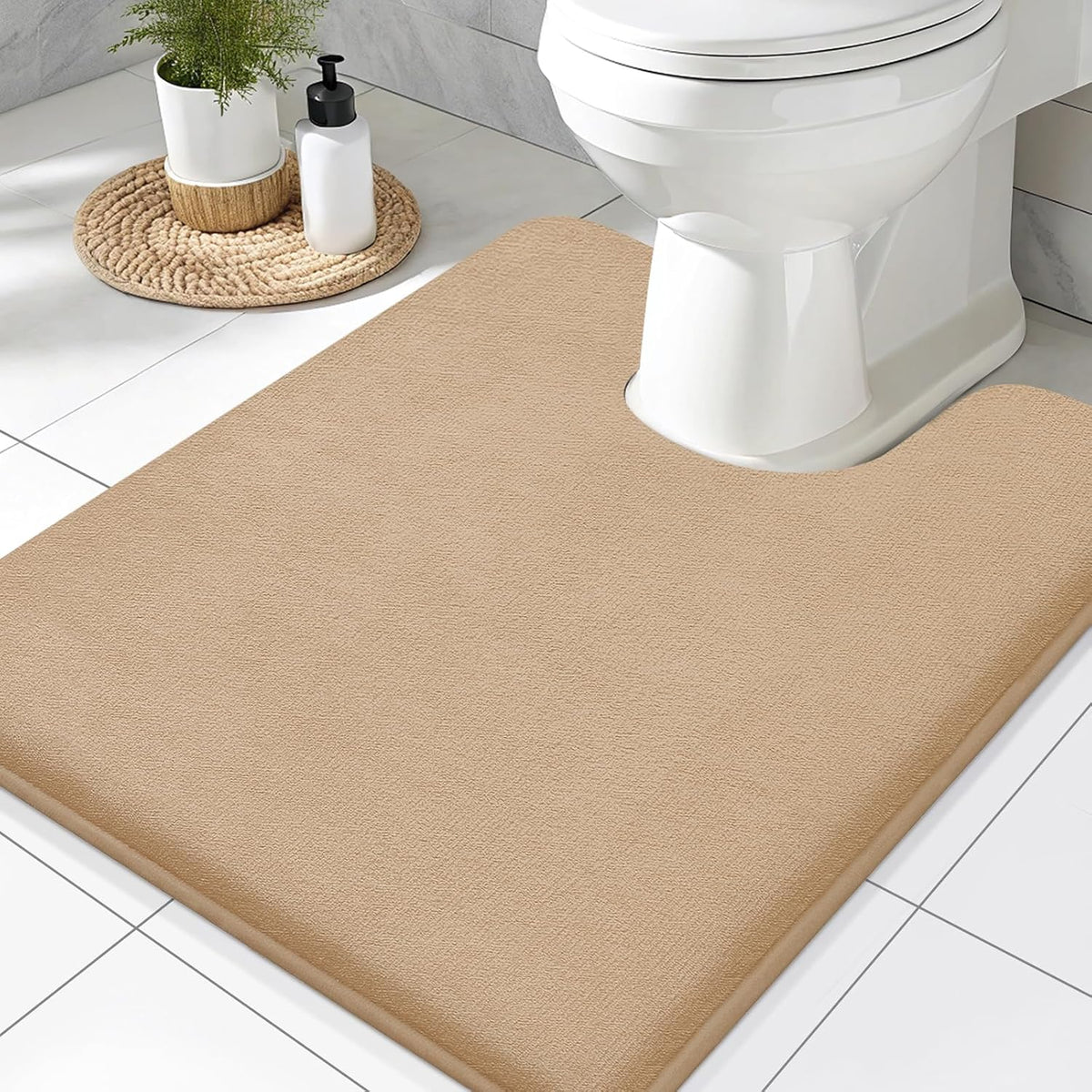 Smiry Memory Foam Bath Mat 30x20, Extra Soft and Absorbent Bathroom Rugs