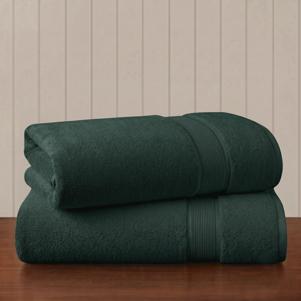Madison Park 800GSM 100% Cotton Bathroom Bath Towel Set of 8, Light Blue