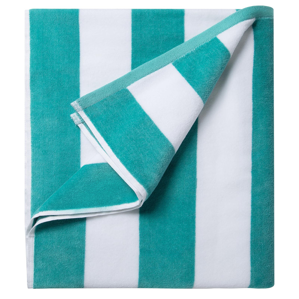 LULUHOME Oversized Beach Towel 36x70 Inch,100% Cotton,Striped Pool Towel
