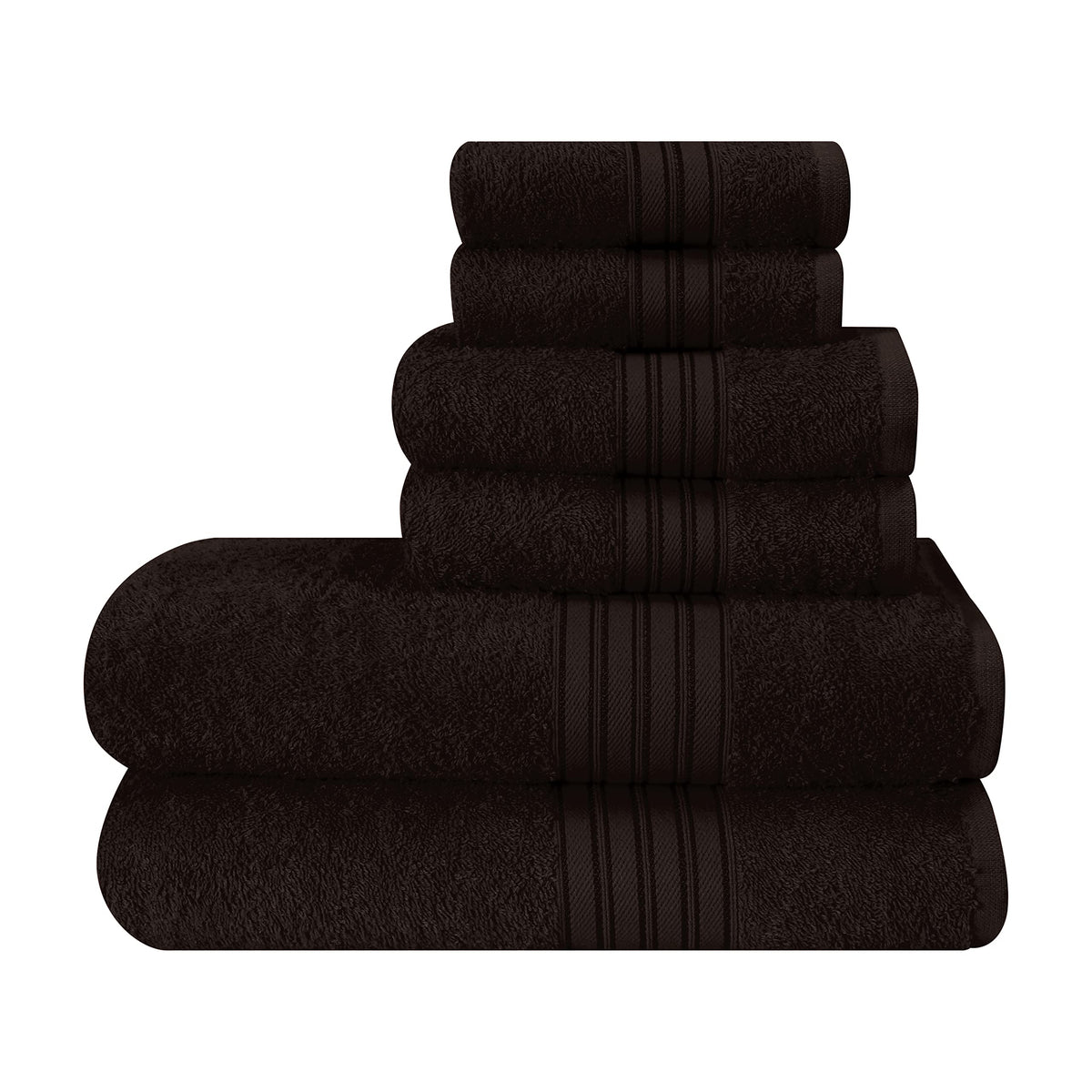 BOUTIQUO 100% Cotton 2 Pack Bath Towel Set 28x55, Eco-Friendly Large Bath Towels, Compact Quickdry Lightweight Soft & Highly Absorbent Bath Towel, Ideal for Everyday Gym Travel Camp Pool - Burgundy