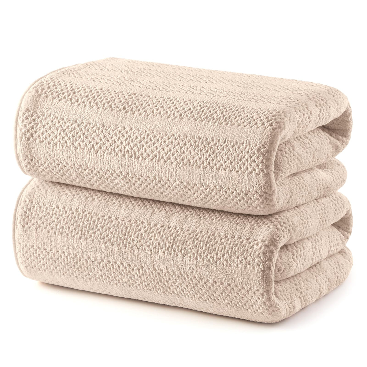 ecolook Microfiber Bath Towels Set of 4, 31 x 63 Inch Extra Large Bath Towel Set, Super Soft & Highly Absorbent, Quick Dry Lightweight Towels for Bathroom, Gym, Spa, Pool & Travel, Multicolor