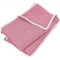 Lightweight Cotton Bath Towels, 2 Pack Quick Dry Muslin Towels for Adults