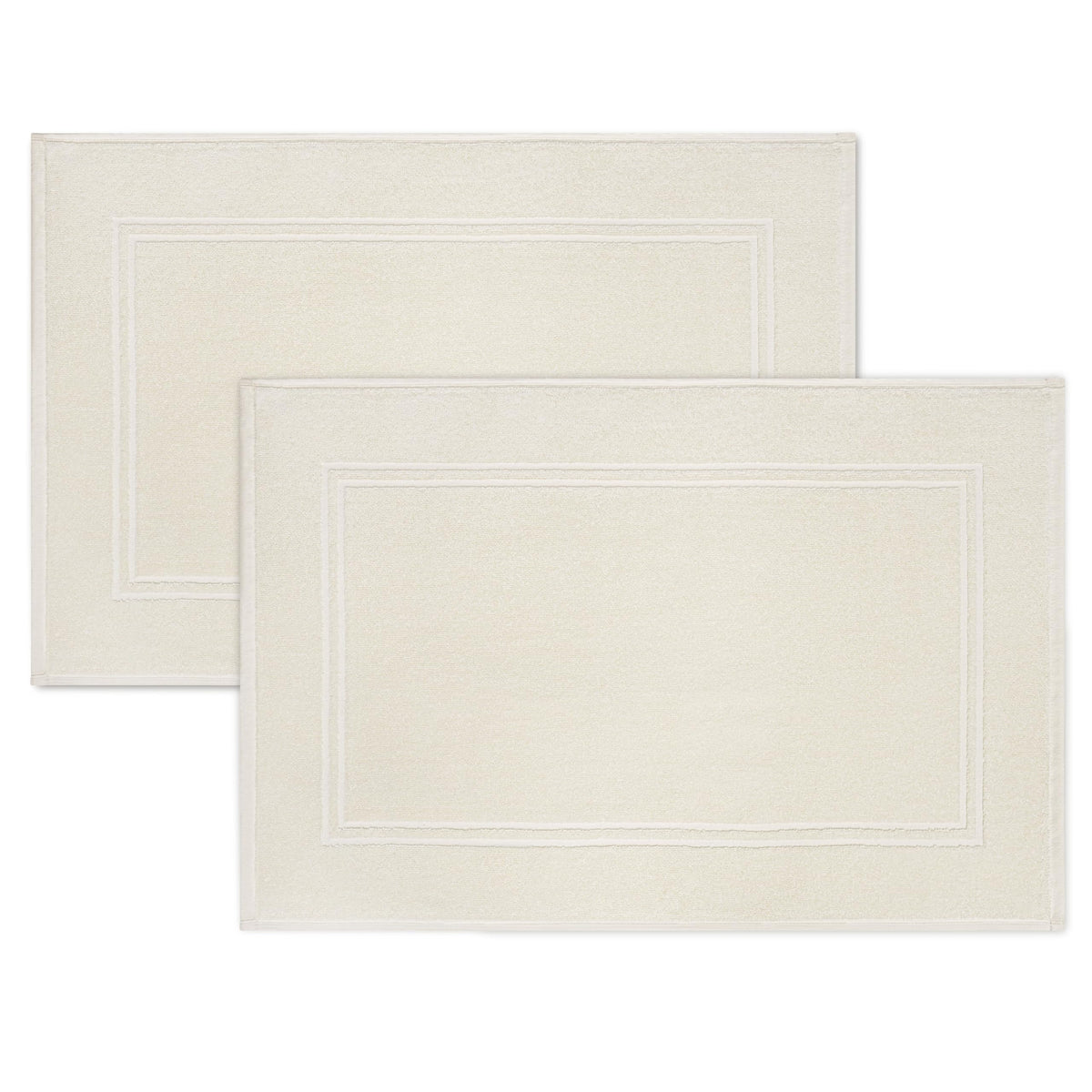 Tens Towels 2 Piece Bath Mats 20 x 32 Inches, Beige