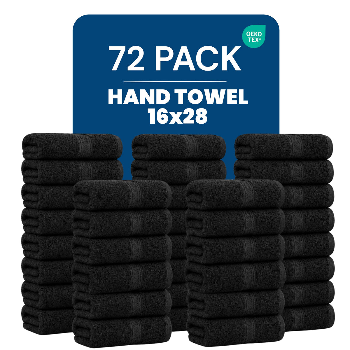 Utopia Towels 6 Pack Premium Hand Towels, 16x28 in, 600 GSM Cotton, Grey