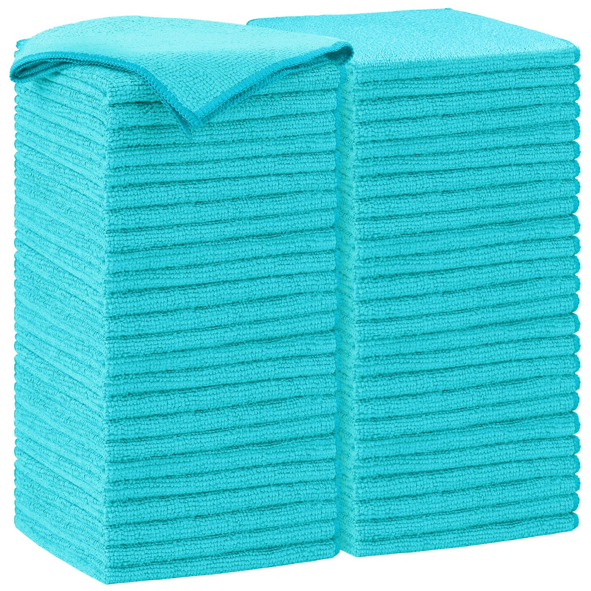 AIDEA Microfiber Cleaning Cloth-50PK, Microfiber Towels for Cars 12"x12"