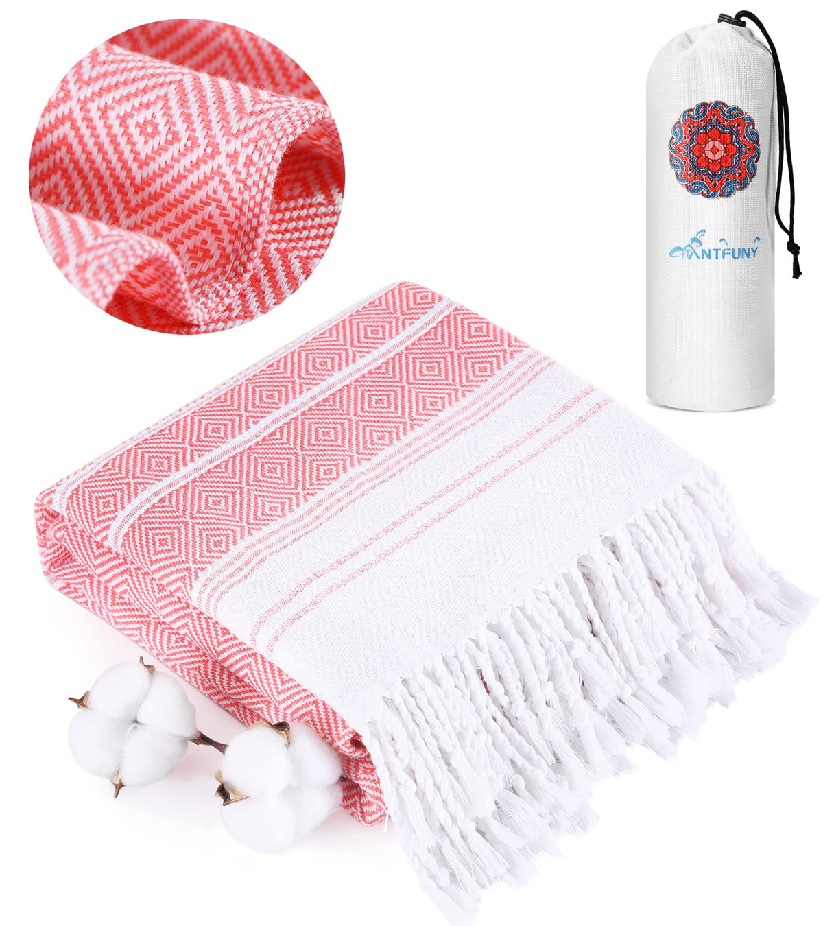 Turkish Beach Towels Vacation Essentials Quick Dry Sand Free Soft Absorbent Adult Oversized Bath Pool Swim Long Towel Lightweight Thin Fast Drying Over The Chair Towel Sand Repellent Anti Yellow