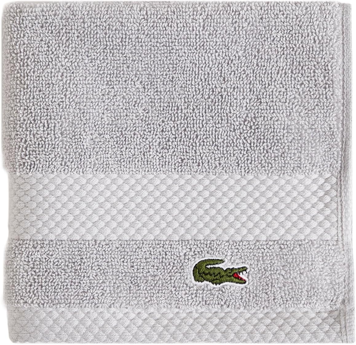 Lacoste Heritage 100% Supima Cotton Bath Towel 30" x 54", Micro Chip