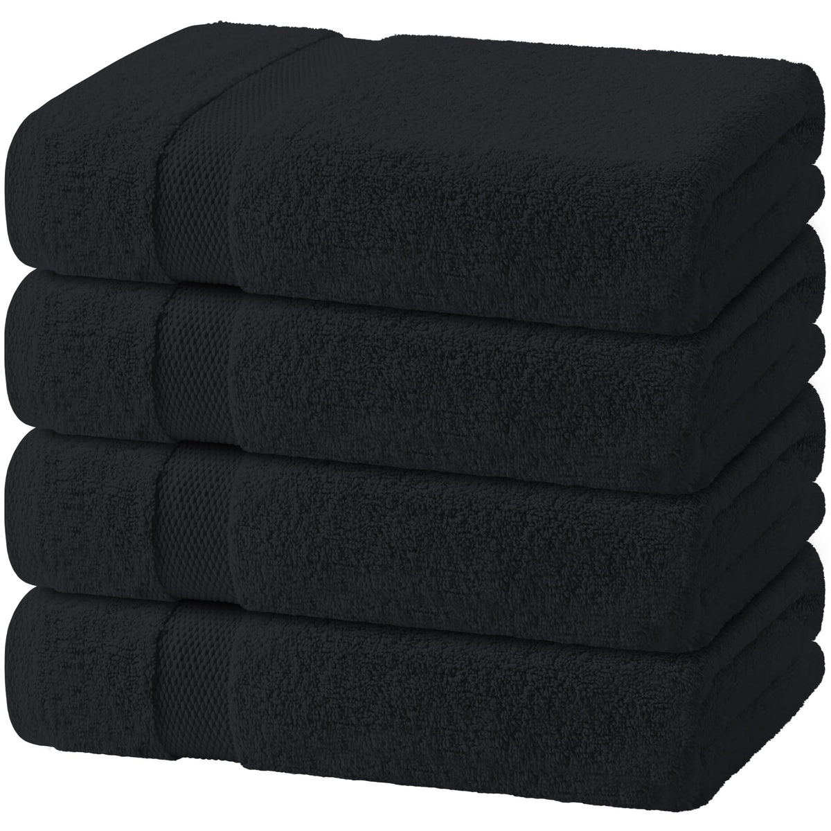 Bath Sheet Towels - 650 GSM Cotton Luxury Bath Towels Extra Large 35x70 | Highly Absorbent and Quick Dry | Hotel Quality Extra Large Bath Towels Oversized, White, 2 Pack