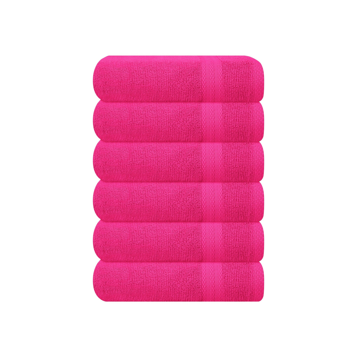 GLAMBURG Ultra Soft 8-Piece Towel Set - 100% Pure Ringspun Cotton, Contains 2 Oversized Bath Towels 27x54, 2 Hand Towels 16x28, 4 Wash Cloths 13x13 - Ideal for Everyday use, Hotel & Spa - Black
