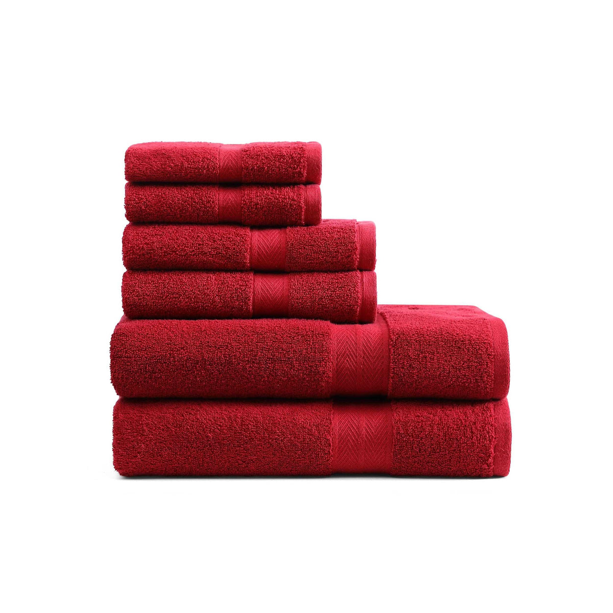 Tommy Hilfiger - Bath Towel Set, Absorbent Cotton Terry with Zero Twist, Medium Weight, Oeko-Tex Certified (Modern American Dark Blue, 2 Piece)