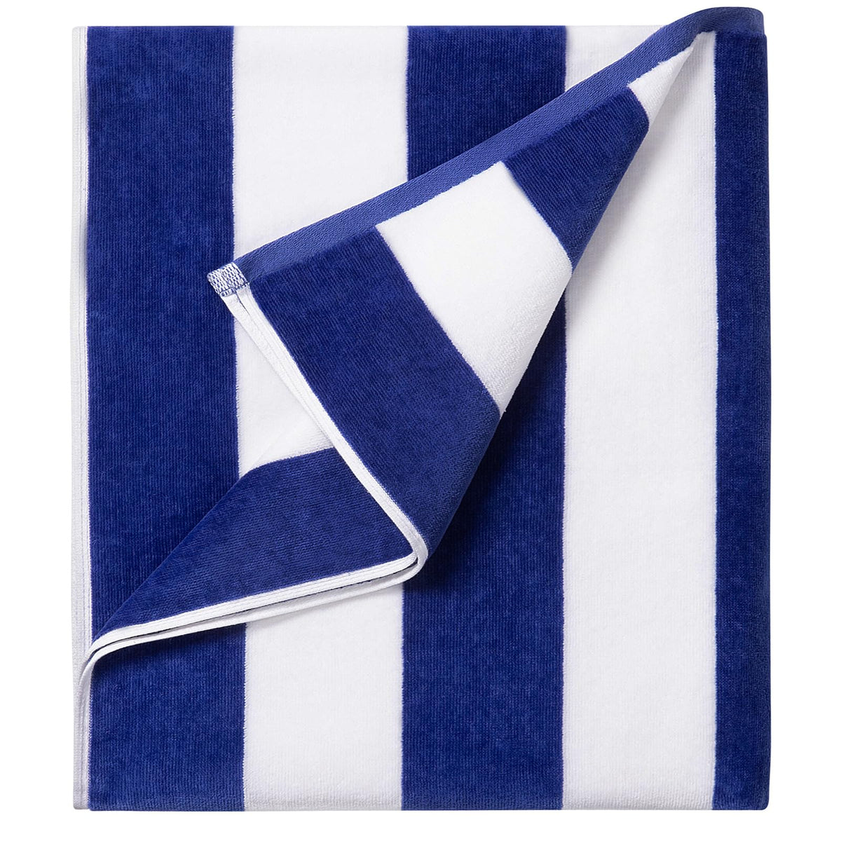 LULUHOME Oversized Beach Towel 36x70 Inch,100% Cotton,Striped Pool Towel