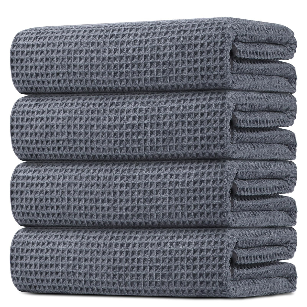 HOMEXCEL Bath Towels 2PK, Microfiber Ultra Soft Bathroom Towel, 27x54 in
