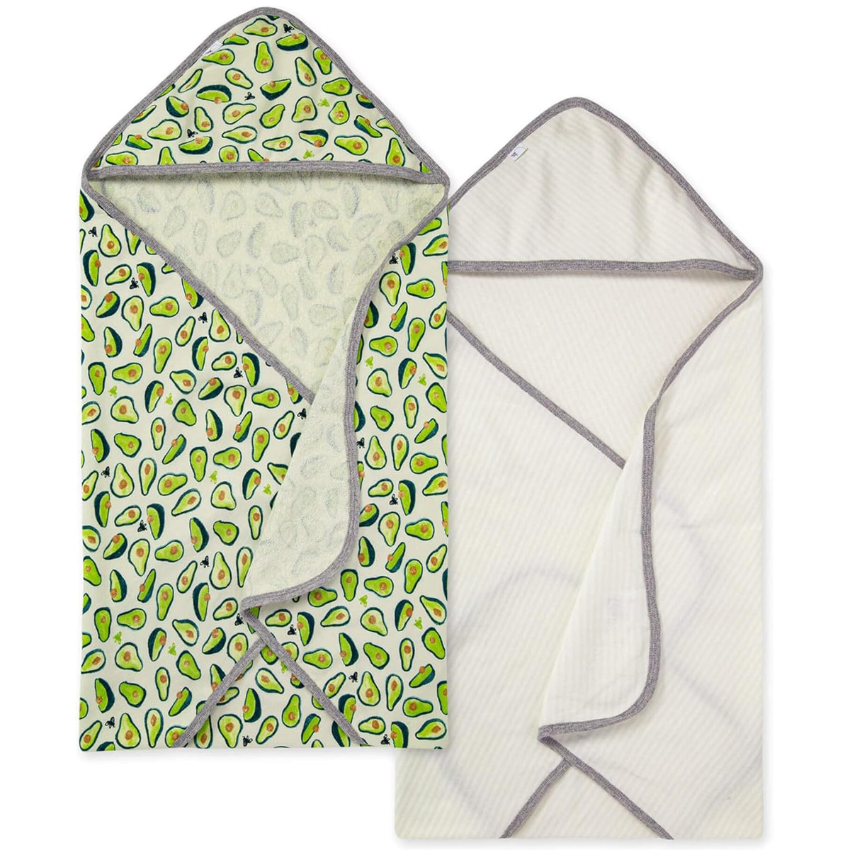 Burt's Bees Baby Infant Hooded Towels, Unisex Bath Essentials, 2-Pack