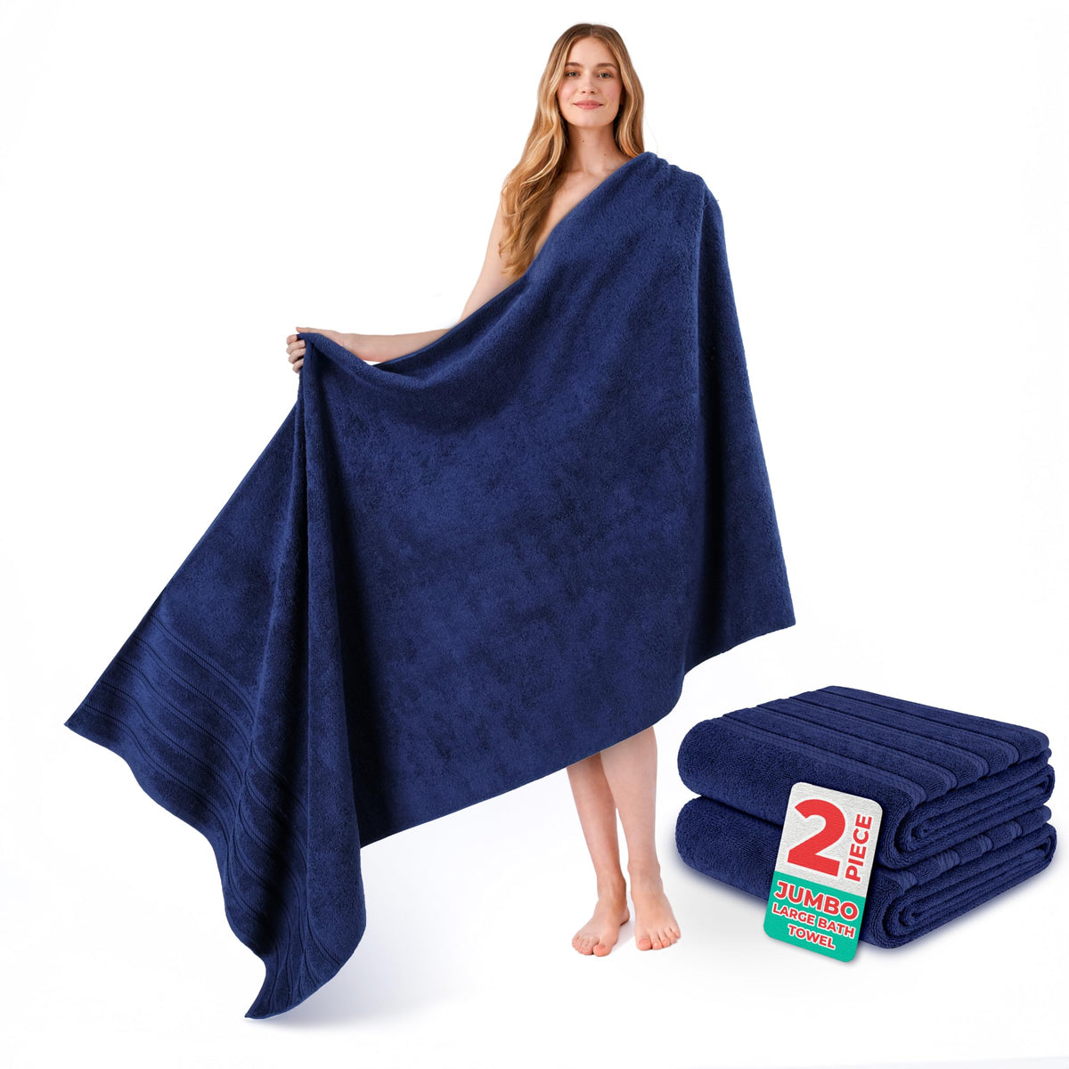 American Soft Linen 100% Cotton Luxury Turkish Towels, 3 Piece Towel Set