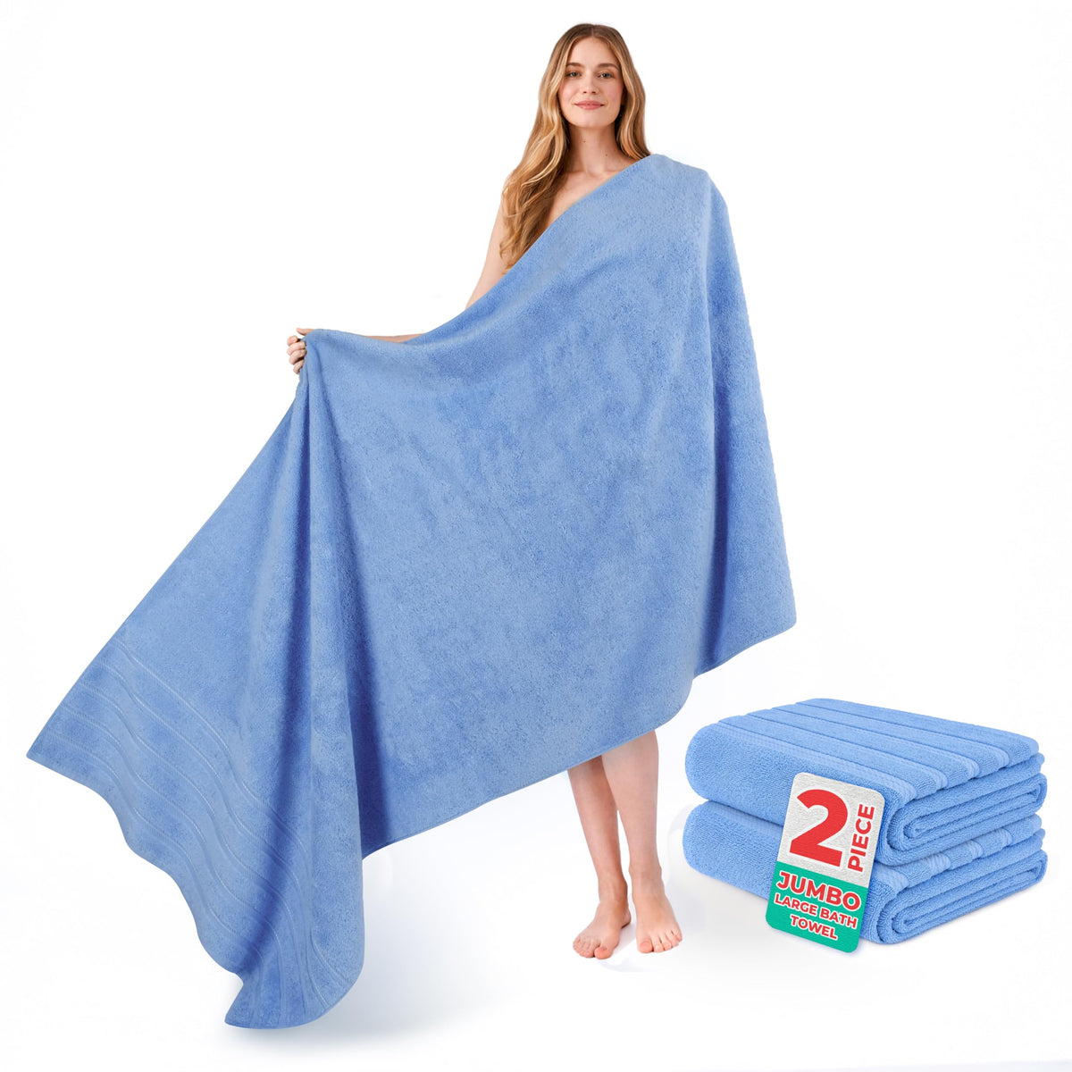 American Soft Linen 100% Cotton Luxury Turkish Towels, 3 Piece Towel Set