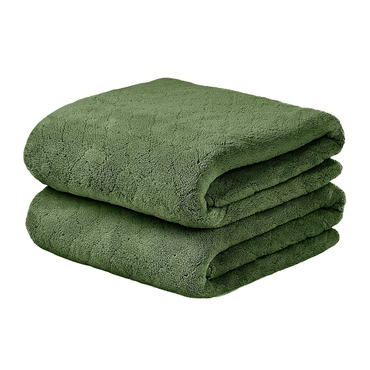 JML Microfiber Bath Towel with Hanging Loop, 2 Pack, 30" x 60", Grey