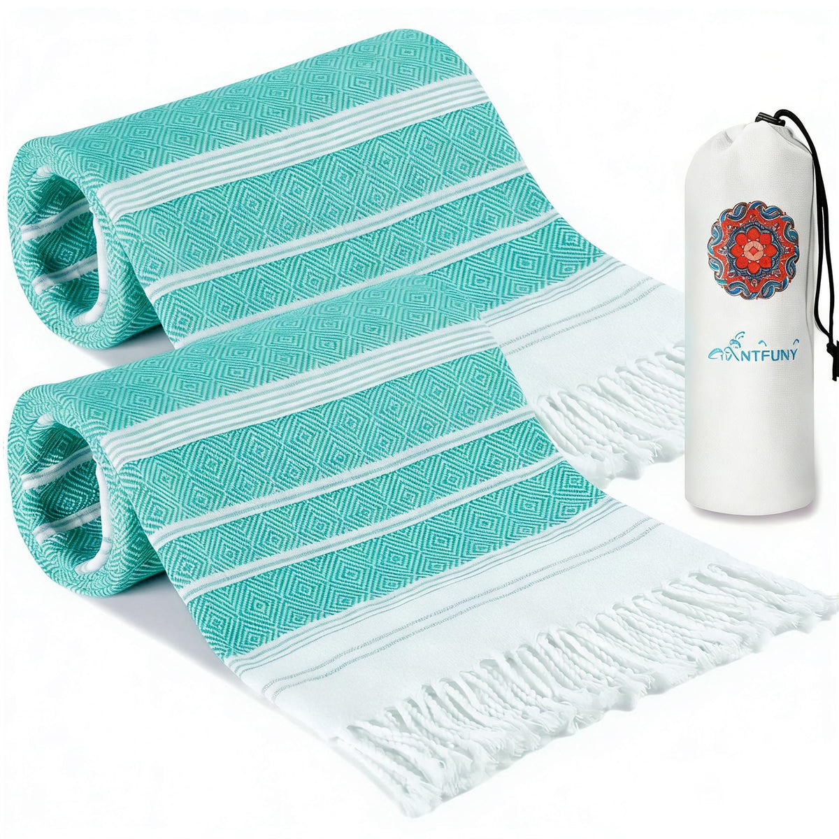 Turkish Beach Towels Vacation Essentials Quick Dry Sand Free Soft Absorbent Adult Oversized Bath Pool Swim Long Towel Lightweight Thin Fast Drying Over The Chair Towel Sand Repellent Anti Yellow