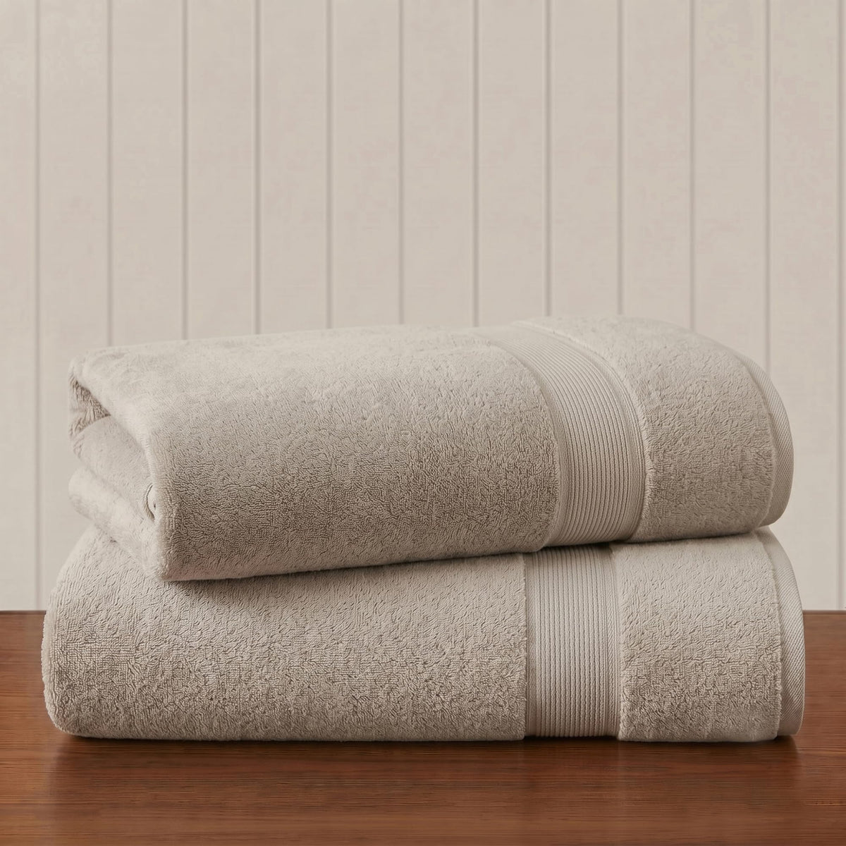 Madison Park 800GSM 100% Cotton Bathroom Bath Towel Set of 8, Light Blue
