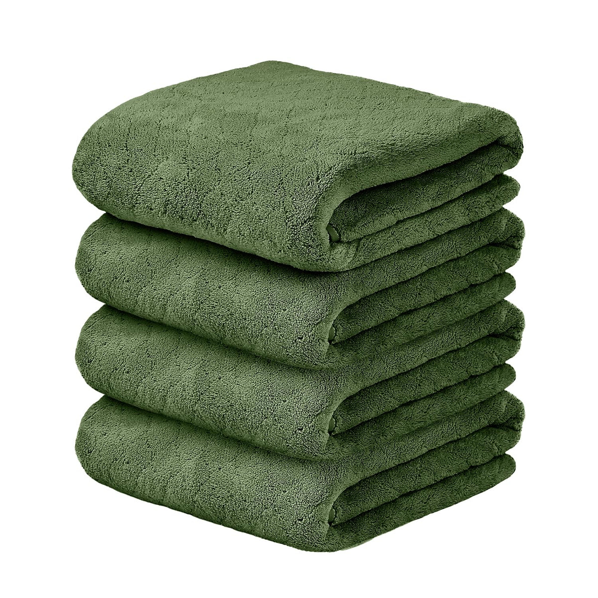 JML Microfiber Bath Towel with Hanging Loop, 2 Pack, 30" x 60", Grey