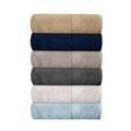 QUBA LINEN Hotel & Spa 100% Cotton Bath Towels Pack of 6, Ultra Soft, Quick Dry, Lightweight, Highly Absorbent, Perfect for Face, Hands, Spa, Gym, Hotel, Resort & Daily Use - Grey (24" x 48")