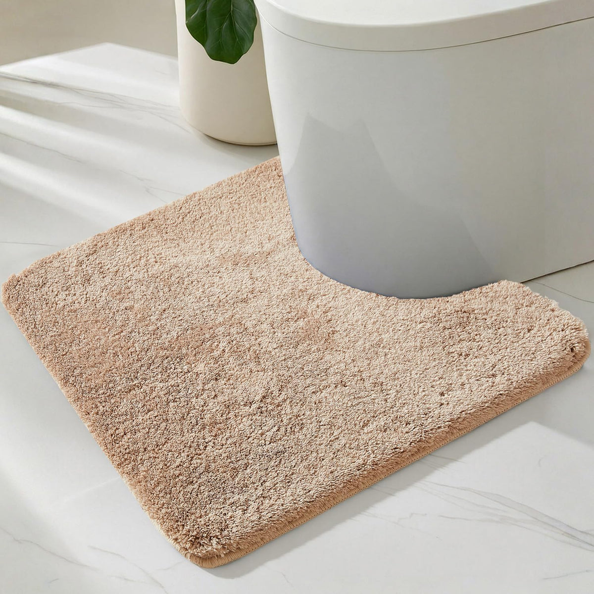 TYUU Navy Blue Bathroom Rugs, Ultra Soft Bath Rugs Non Slip Washable, Super Absorbent Quick Dry Small Bath Mat with Rubber Backing for Bathroom Floor, Shower, or Sink, Navy Blue 16" x 24"