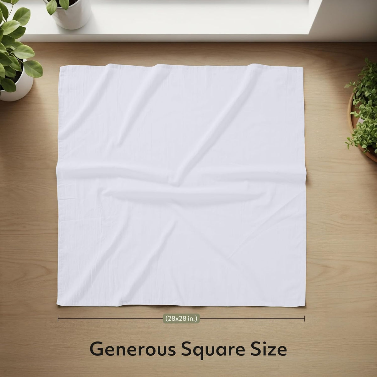 Utopia Kitchen White Flour Sack Towels [24 Pack - 28 x 28 Inch] 100% Cotton