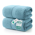 ecolook 2 Pack 100% Cotton Bath Towels, 28 x 55 Inches, Soft