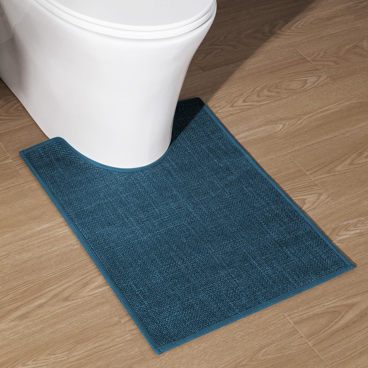 chakme Bathroom Rugs Mat 24x17, Ultra Thin Non Slip Bath Mat Small Quick Dry Absorbent Bath Mat for Bathroom Floor, (Dark Beige, 24"x17")