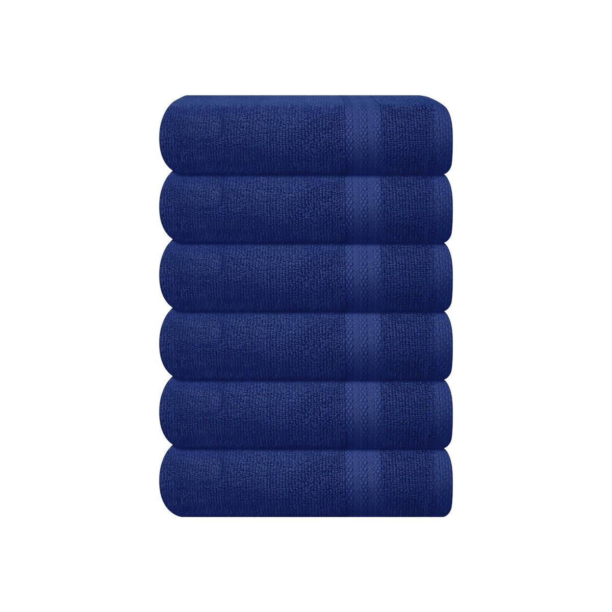 GLAMBURG Ultra Soft 8-Piece Towel Set - 100% Pure Ringspun Cotton, Contains 2 Oversized Bath Towels 27x54, 2 Hand Towels 16x28, 4 Wash Cloths 13x13 - Ideal for Everyday use, Hotel & Spa - Black