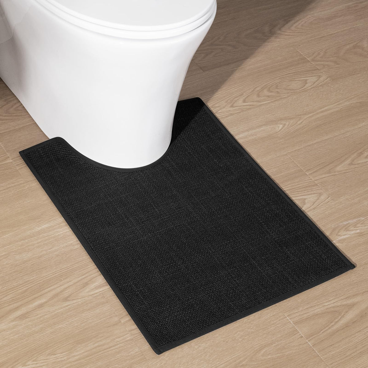 chakme Bathroom Rugs Mat 24x17, Ultra Thin Non Slip Bath Mat Small Quick Dry Absorbent Bath Mat for Bathroom Floor, (Dark Beige, 24"x17")