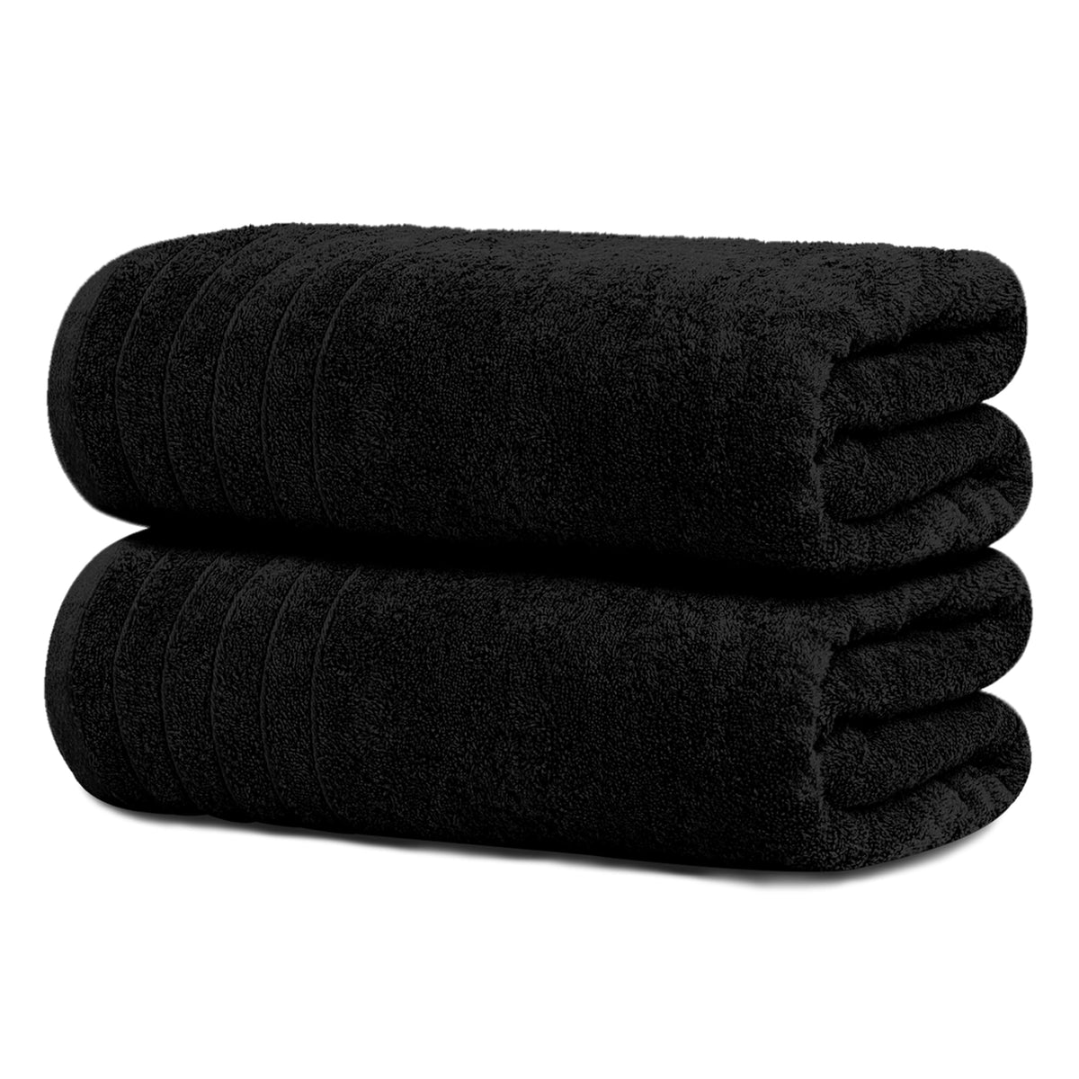 Tens Towels 2 Piece Extra Large Bath Sheets 35 x 70 Inches, Beige