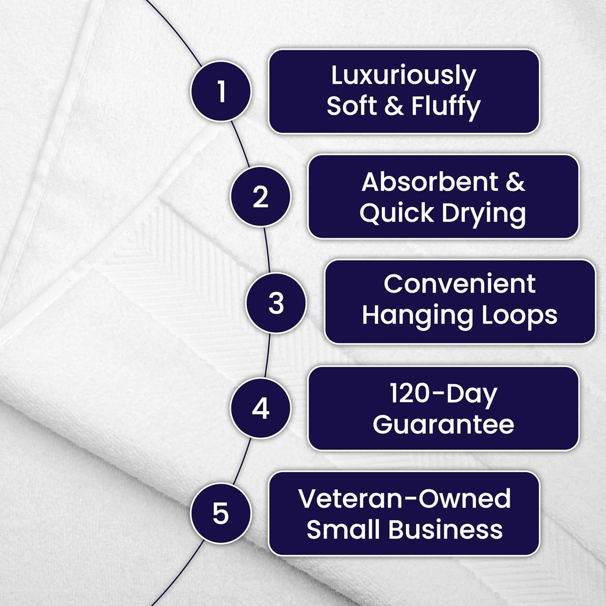 Alusa Home Ultra Soft & Plush Viscose from Bamboo Bath Towels - 700 GSM Luxury Bath Towels - 6 Piece Set - Super Absorbent & Quick Drying (Eucalyptus Green)