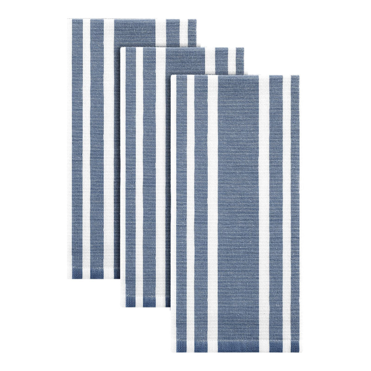 Homaxy 380 GSM Cotton Premium Kitchen Towels 6 Pack, 18"x 28", Khaki