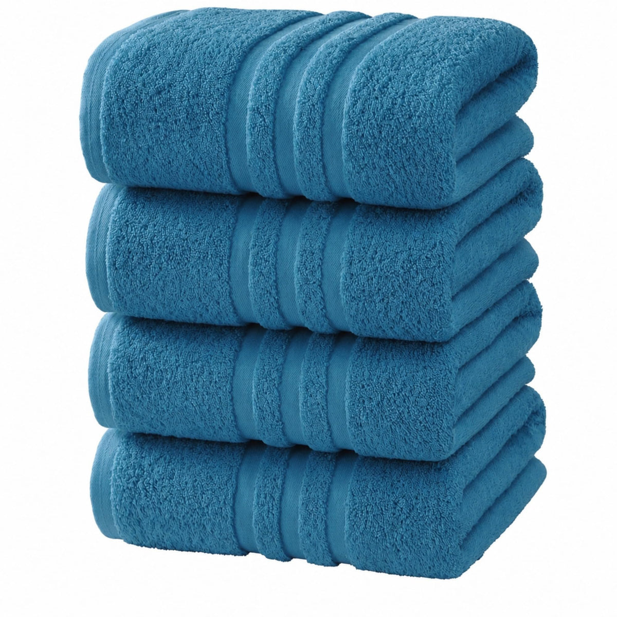 Velqora Large Bath Towels 4 Pack, 30x60 in, 100% Cotton, White