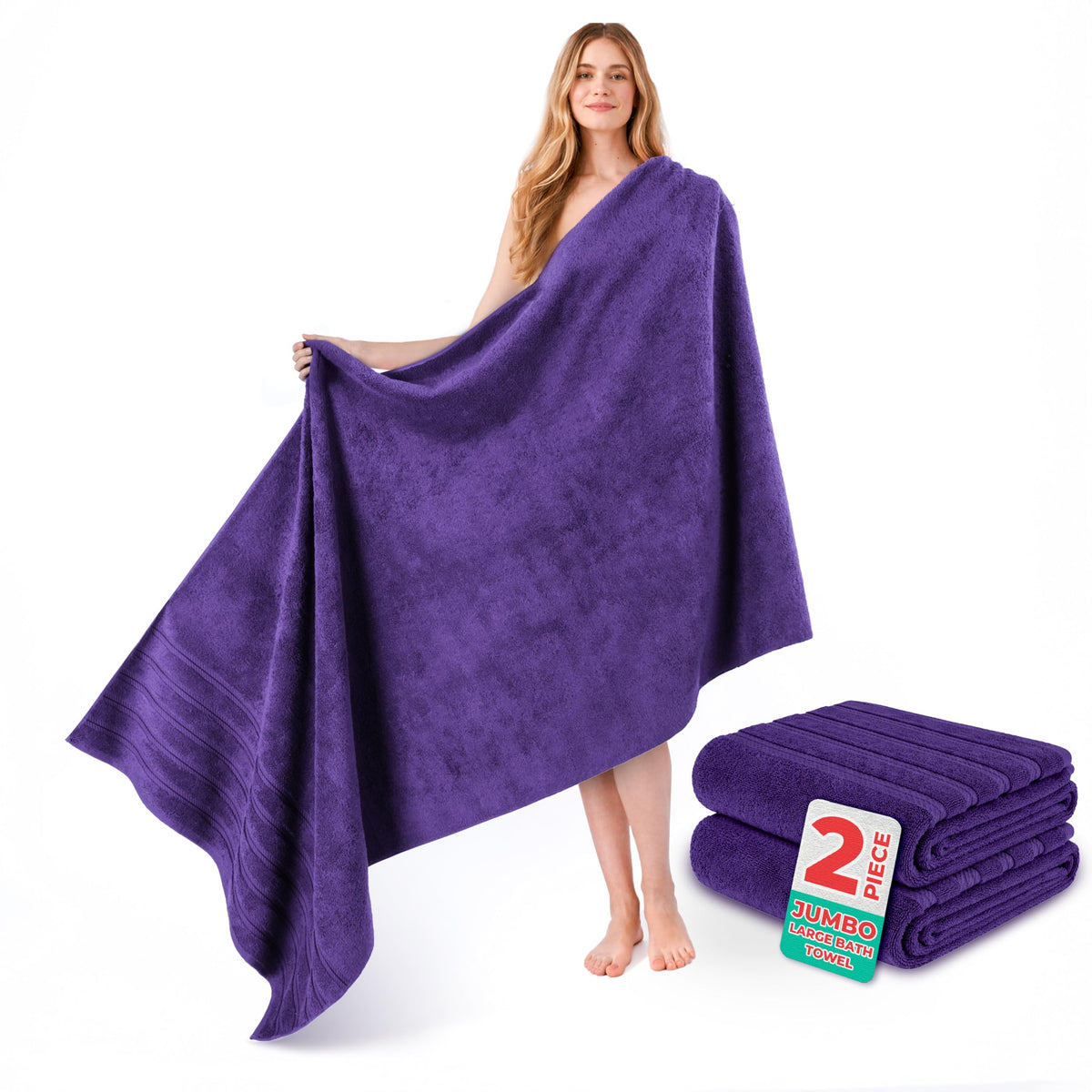 American Soft Linen 100% Cotton Luxury Turkish Towels, 3 Piece Towel Set