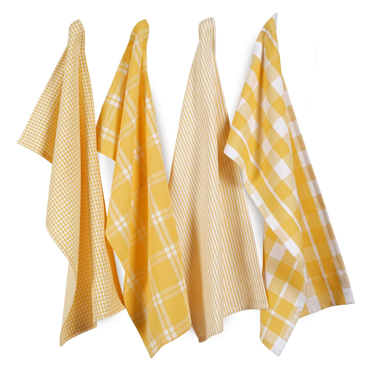 LANE LINEN Dish Towels for Kitchen 100% Cotton Tightly Woven 6 Pack - Olive