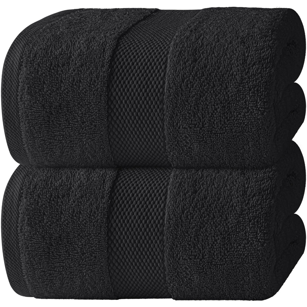 White Classic Luxury Bath Sheets Towels for Adults Extra Large 35x70 Inch - 700 GSM Turkish Cotton, Highly Absorbent | Hotel Collection | 2 Pack