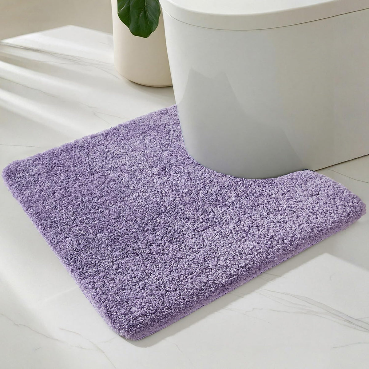 TYUU Navy Blue Bathroom Rugs, Ultra Soft Bath Rugs Non Slip Washable, Super Absorbent Quick Dry Small Bath Mat with Rubber Backing for Bathroom Floor, Shower, or Sink, Navy Blue 16" x 24"