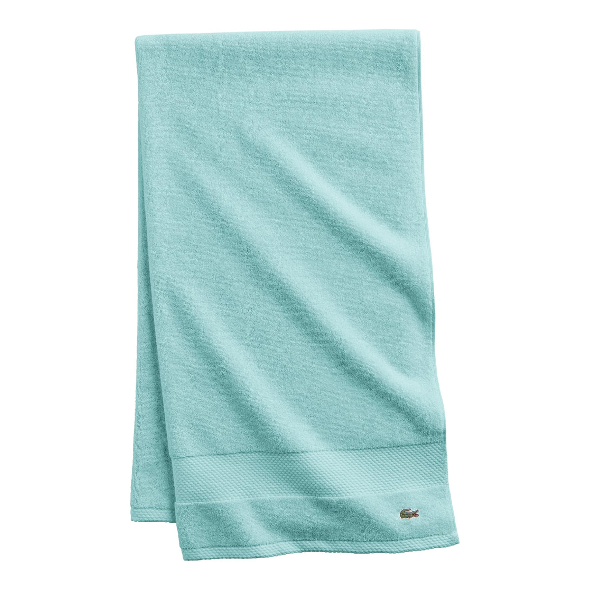 Lacoste Heritage 100% Supima Cotton Bath Towel 30" x 54", Aloe