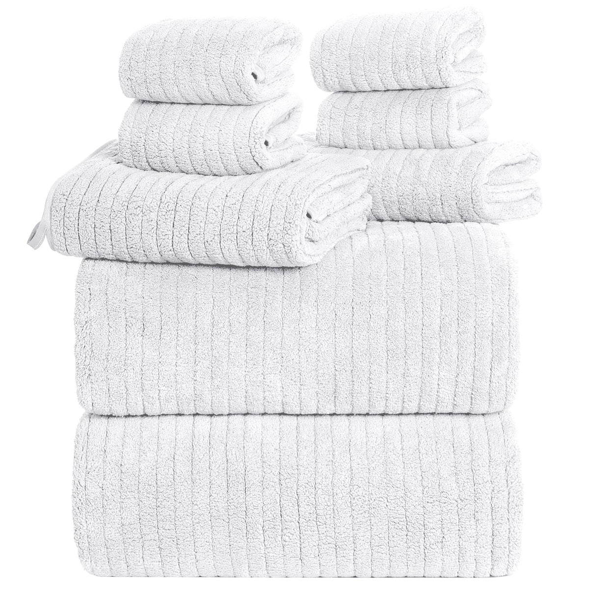 4 Pack Bath Towels Set 35 x 70in Extra Large, Ultra Soft Microfiber
