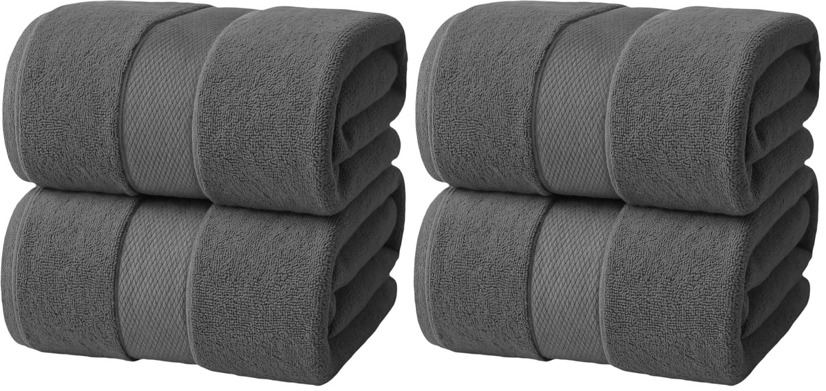 Infinitee Xclusives Bath Sheets Extra Large - 2 Pack - 600 GSM |35" x 70"|