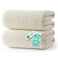 REDKISS 2 Pack 100% Cotton Large Bath Towels 35 x 70 Inches, Olive Green