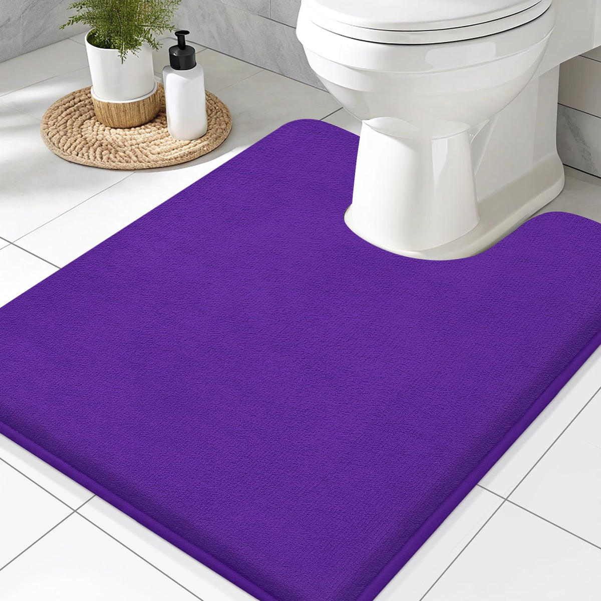 Smiry Memory Foam Bath Mat 30x20, Extra Soft and Absorbent Bathroom Rugs