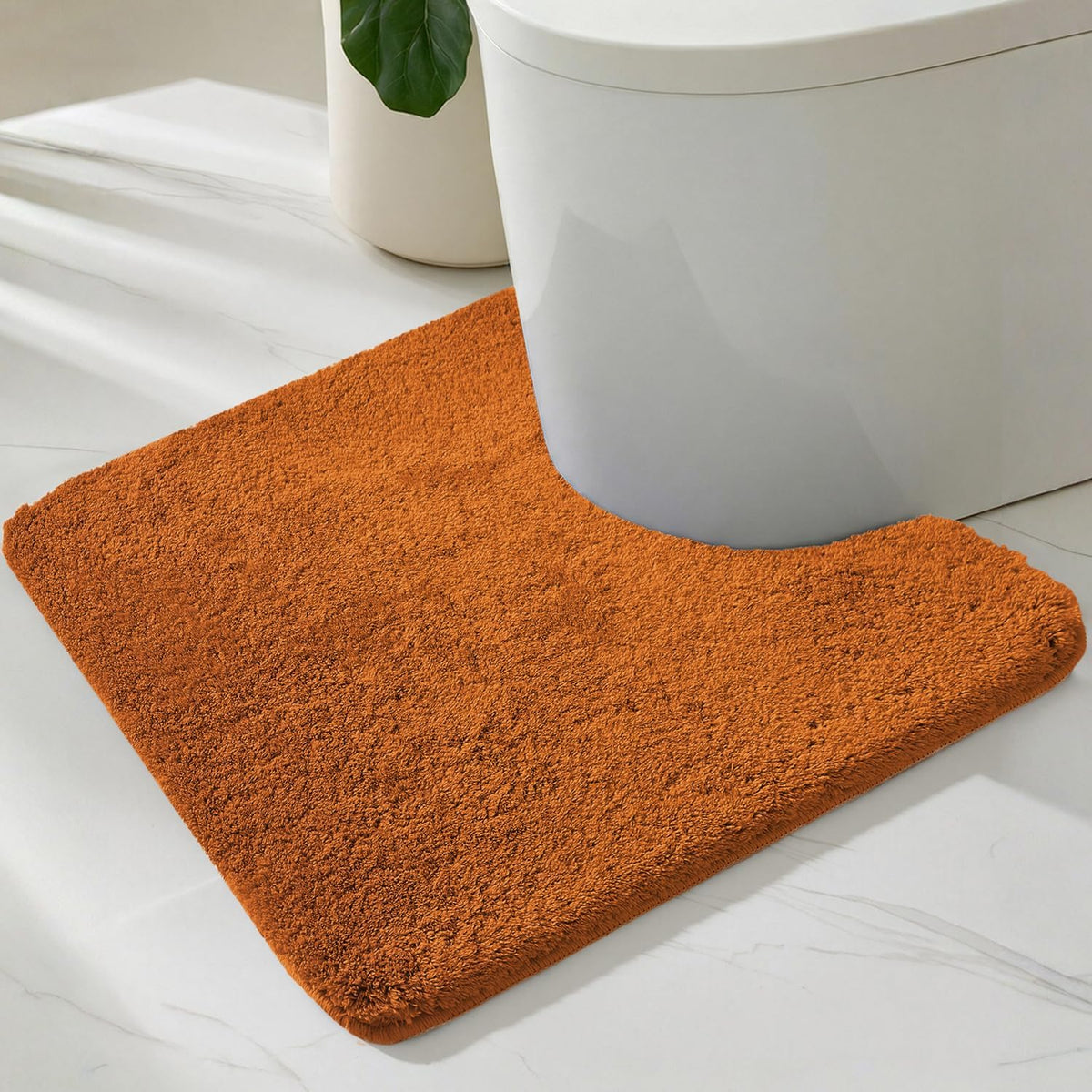 TYUU Navy Blue Bathroom Rugs, Ultra Soft Bath Rugs Non Slip Washable, Super Absorbent Quick Dry Small Bath Mat with Rubber Backing for Bathroom Floor, Shower, or Sink, Navy Blue 16" x 24"