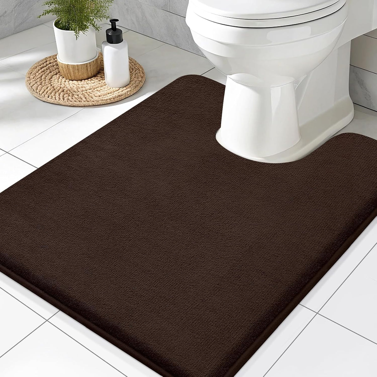 Smiry Memory Foam Bath Mat 30x20, Extra Soft and Absorbent Bathroom Rugs