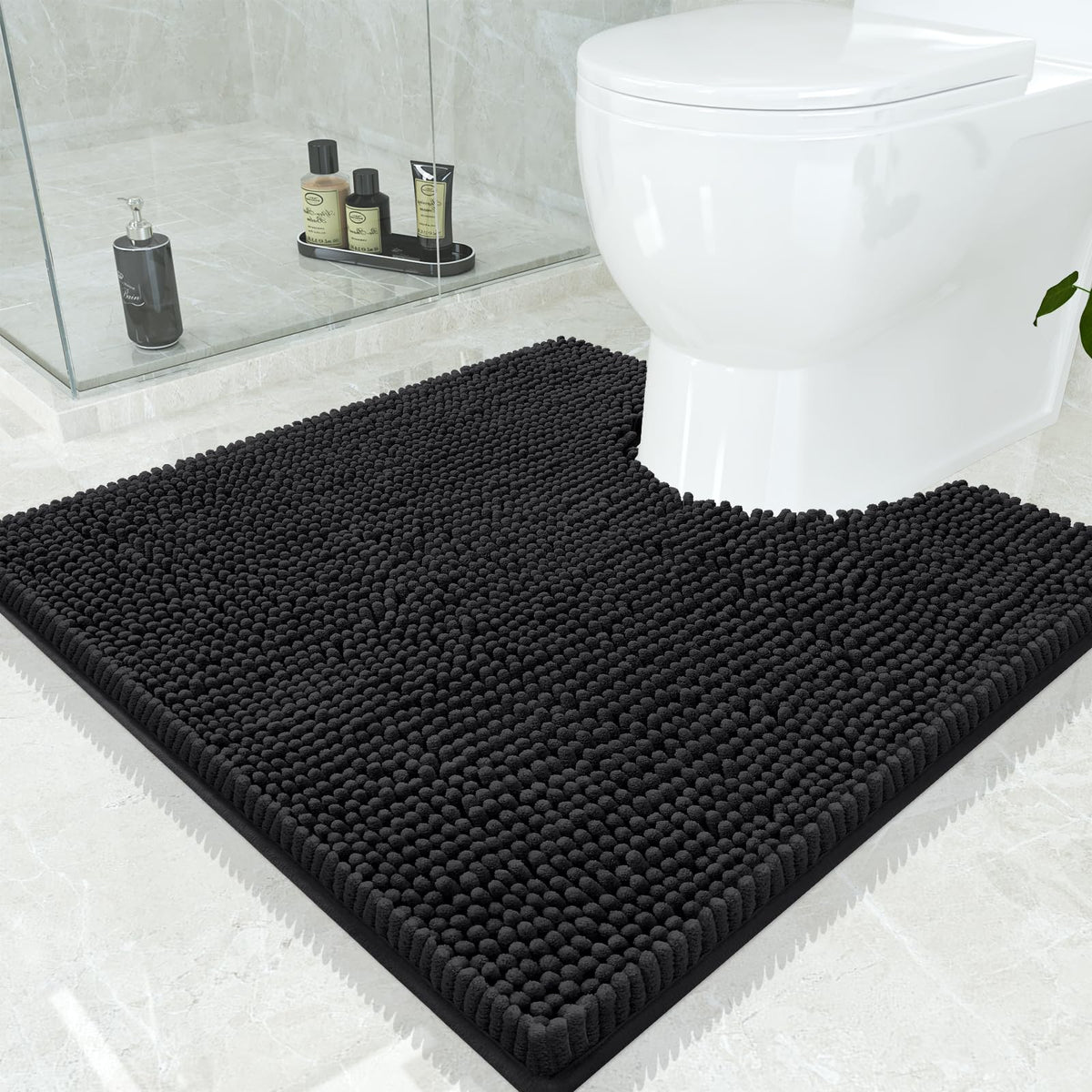 Smiry Bathroom Rugs 30X20, Luxury Chenille Extra Soft Absorbent Bath Mat