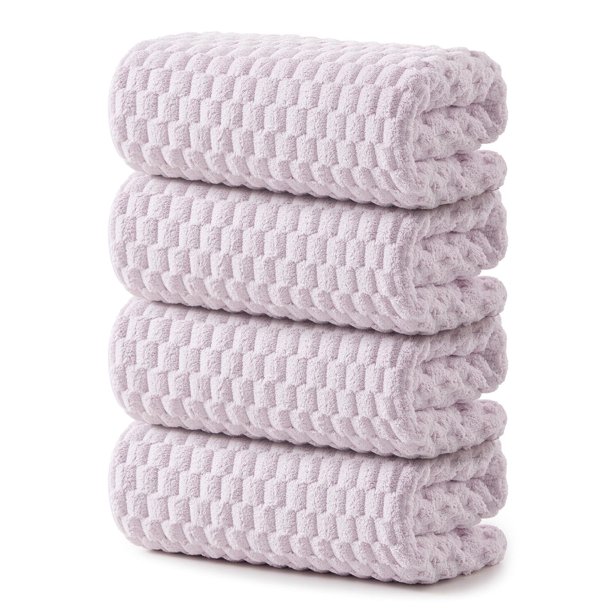 REDKISS Microfiber Bath Towels of 4-27x55 Inches Bath Towel Large, Highly Absorbent Towels for Bathroom, Quick Drying, Super Soft, Lint Free Fluffy Shower Towel for Gym, SPA, Gray, Blue